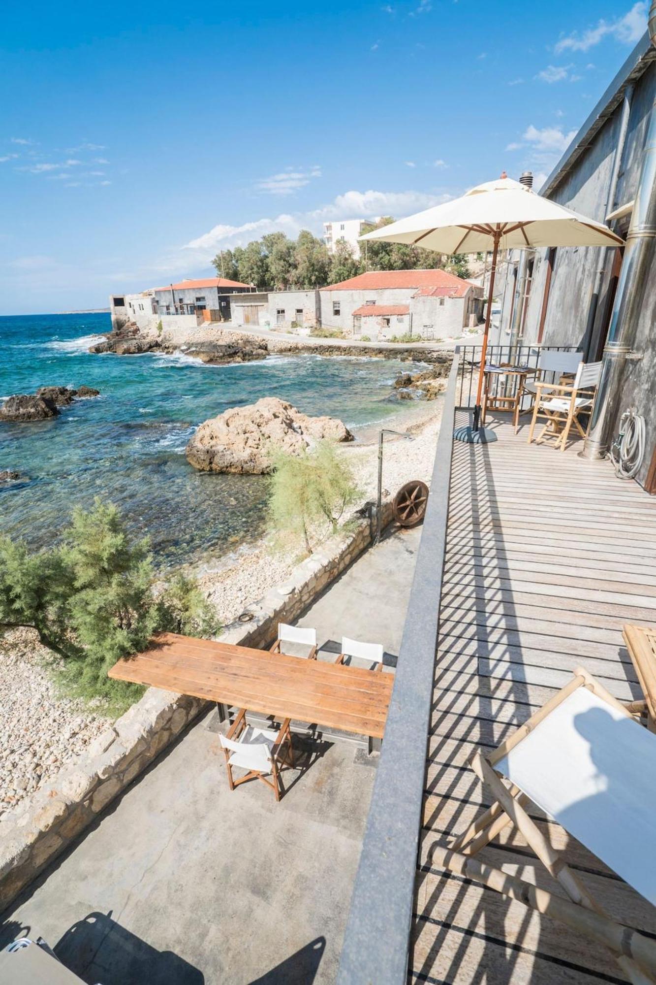 Villa Kito- Transformed House On The Water'S Edge Chania  Exterior foto